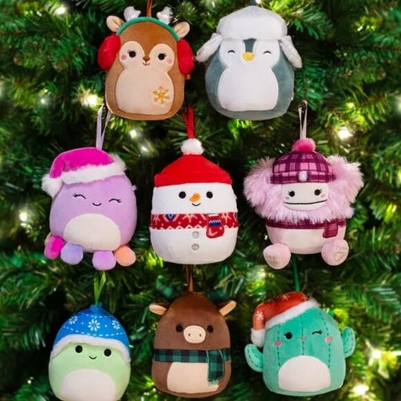 Squishmallows Other - Squishmallows 4-inch Ornament Plush 8-pack Assorted NIB